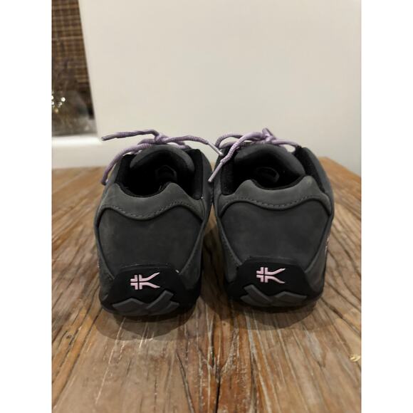 Kuru Chicane Lace Up Hiking Shoes Size 8.5 Gray Violet Leather - Picture 2 of 6
